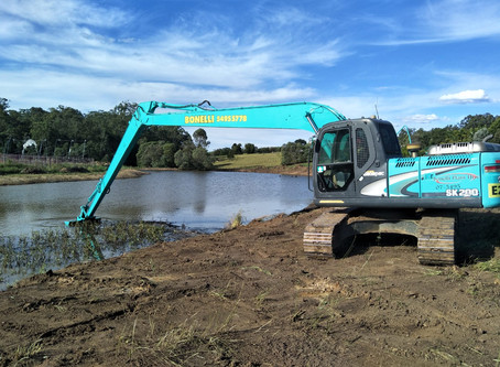 Why Desilt Your Dam or Build One With Bonelli Plant Hire?