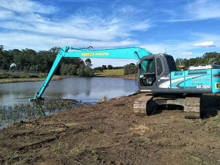 Why Desilt Your Dam or Build One With Bonelli Plant Hire?