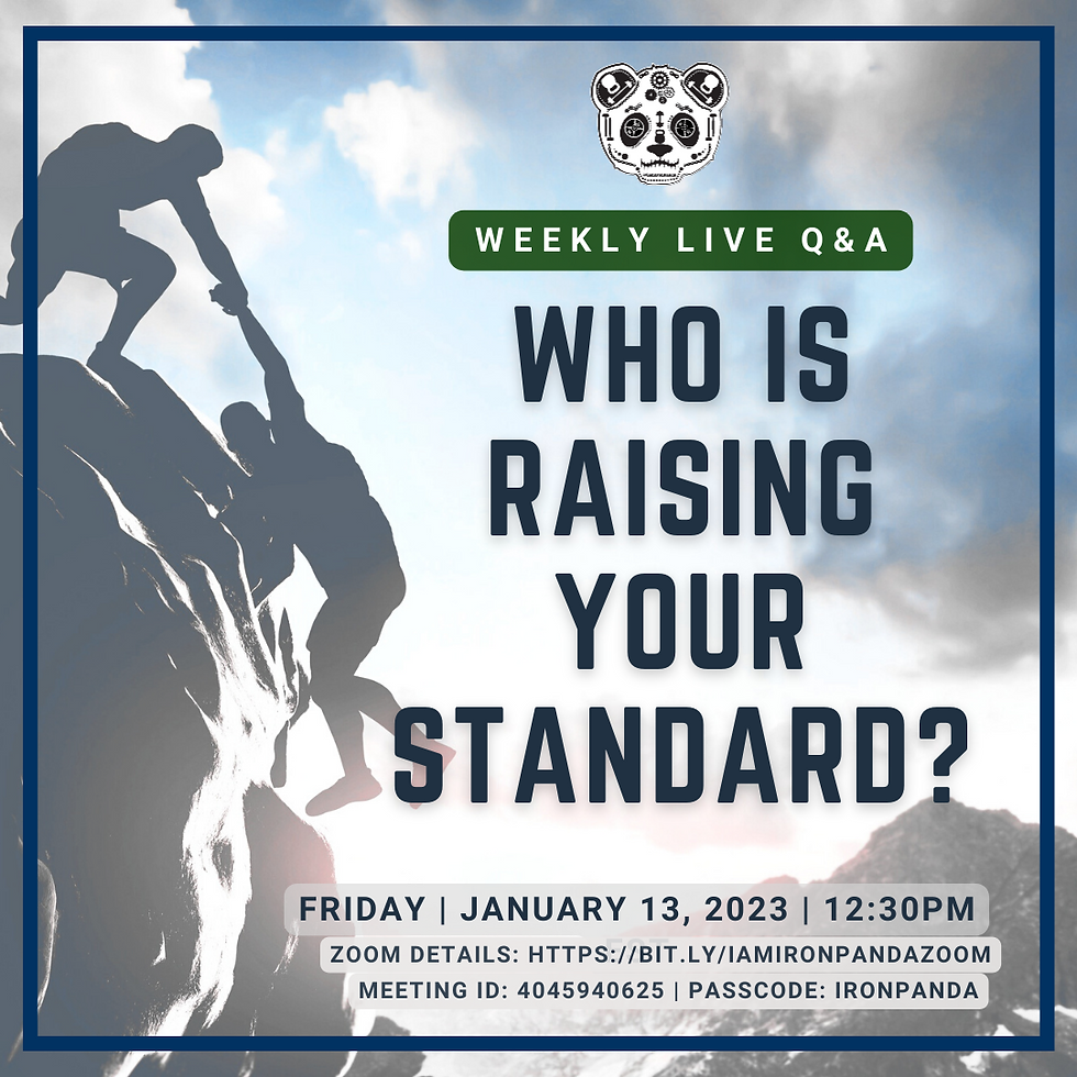 Friday Live Q&A - January 13 at 12:30 PM