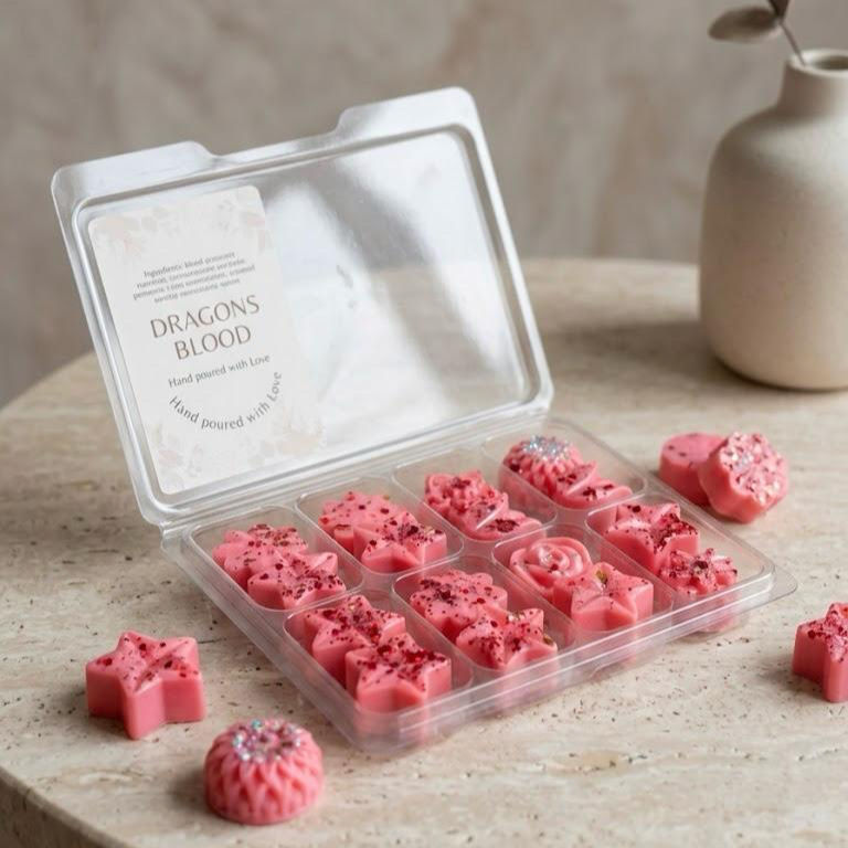 Premium Dragon's Blood Soy Wax Melts | Luxury Aromatherapy