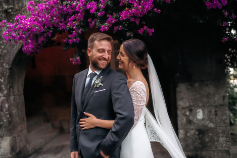 Boda destino en España. Desde Italia a Galicia.