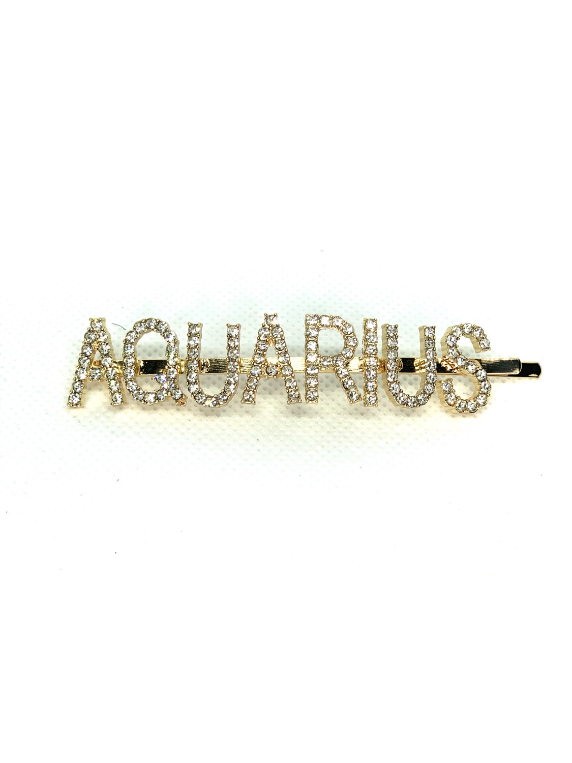 “AQUARIUS” Gold Clip