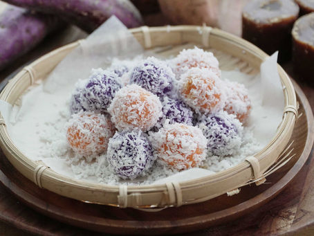 Sweet Potato Ondeh Ondeh