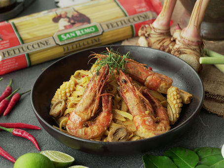 Seafood Tom Yum Pasta
