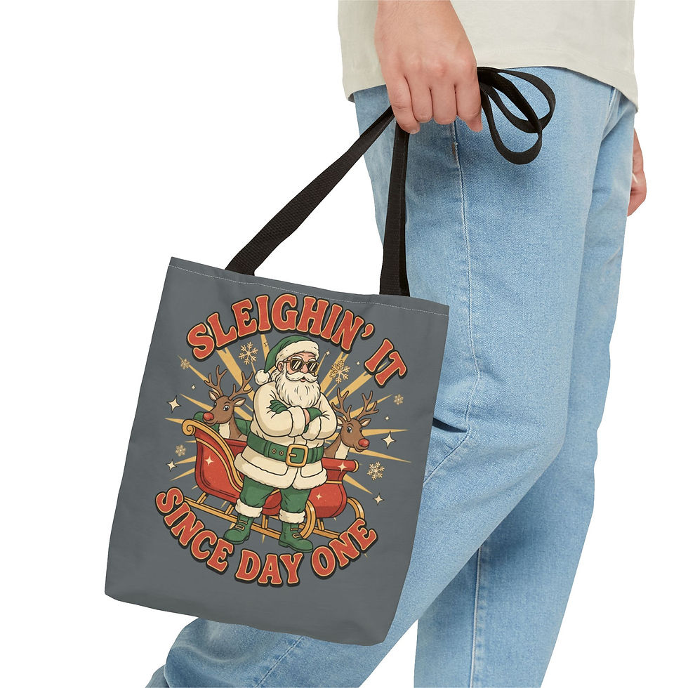 Thumbnail: Sleighin it since day one Tote Bag