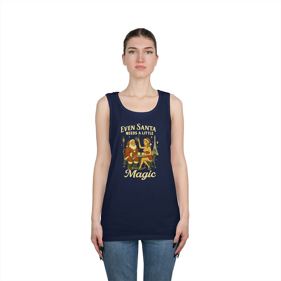 Thumbnail: "Even Santa Needs a Little Magic" - Tank Top