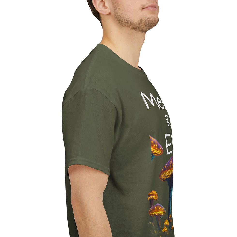 Thumbnail: Meditate, radiate - Graphic T-shirt