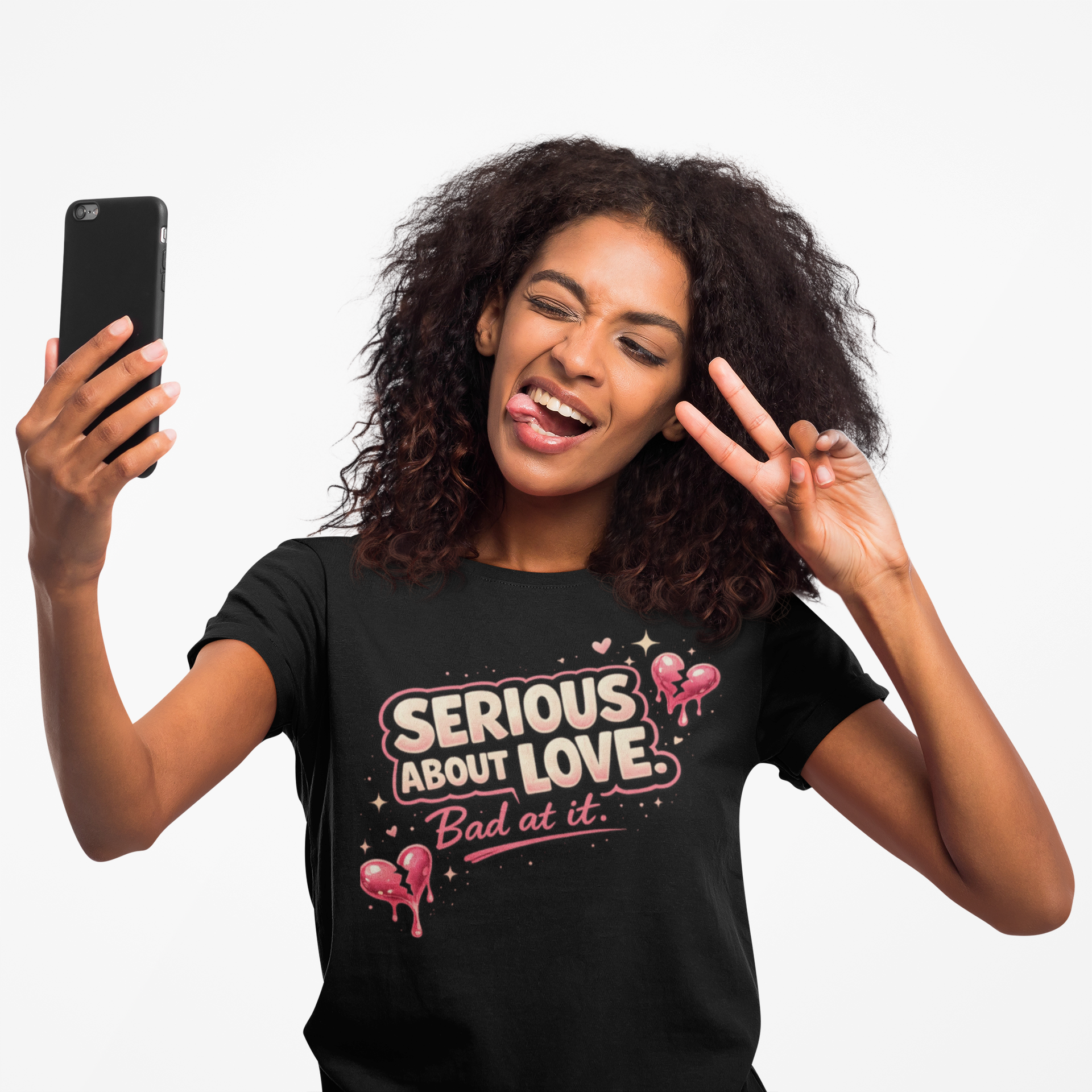 Serious About Love "Bad at It" - Graphic T-Shirt