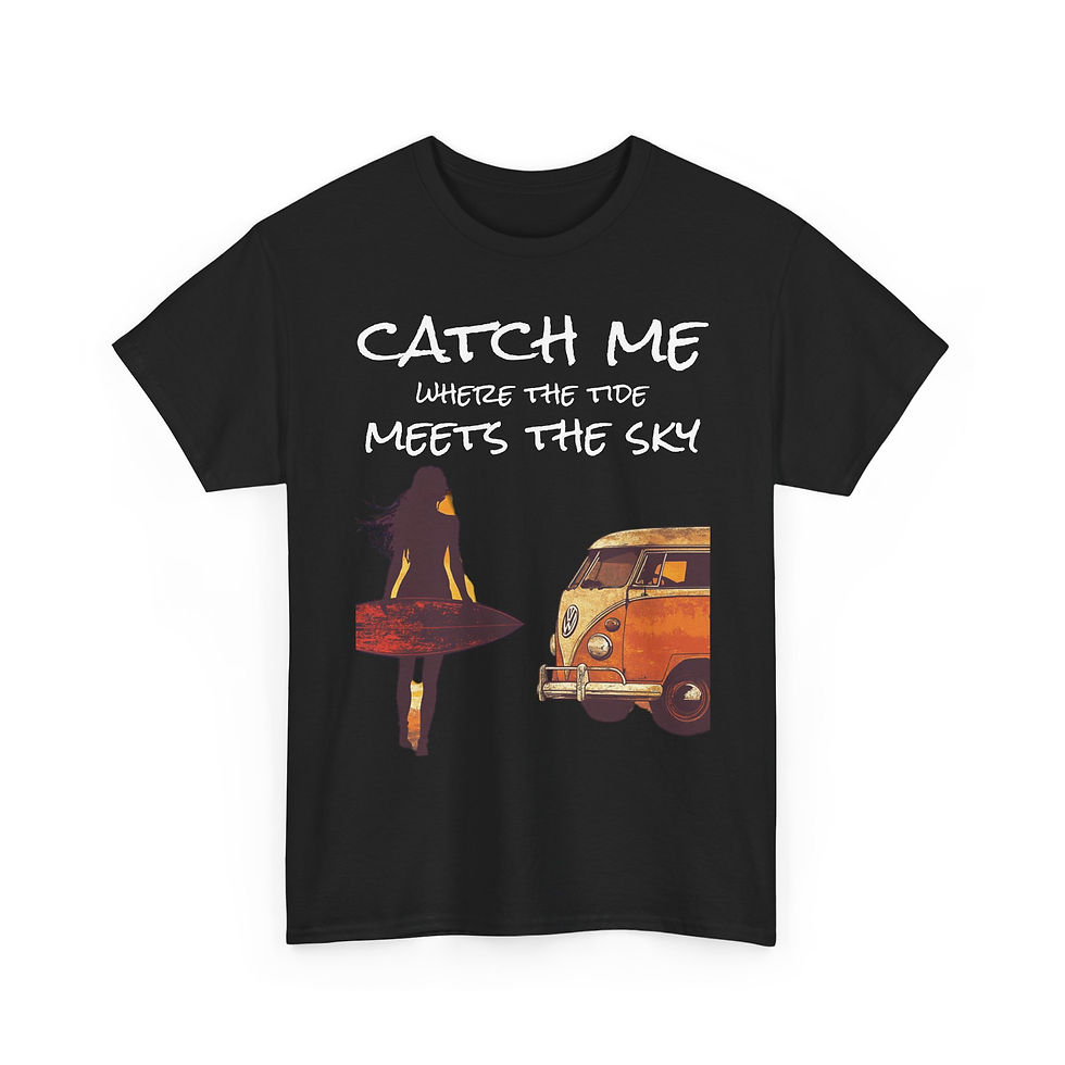 Thumbnail: Catch Me Where the Tide - Graphic T-shirt