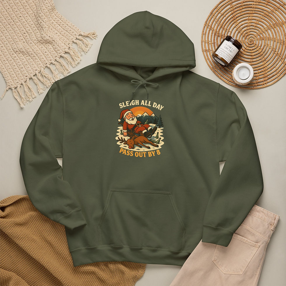 Thumbnail: Sleigh All Day - Graphic Hoodie