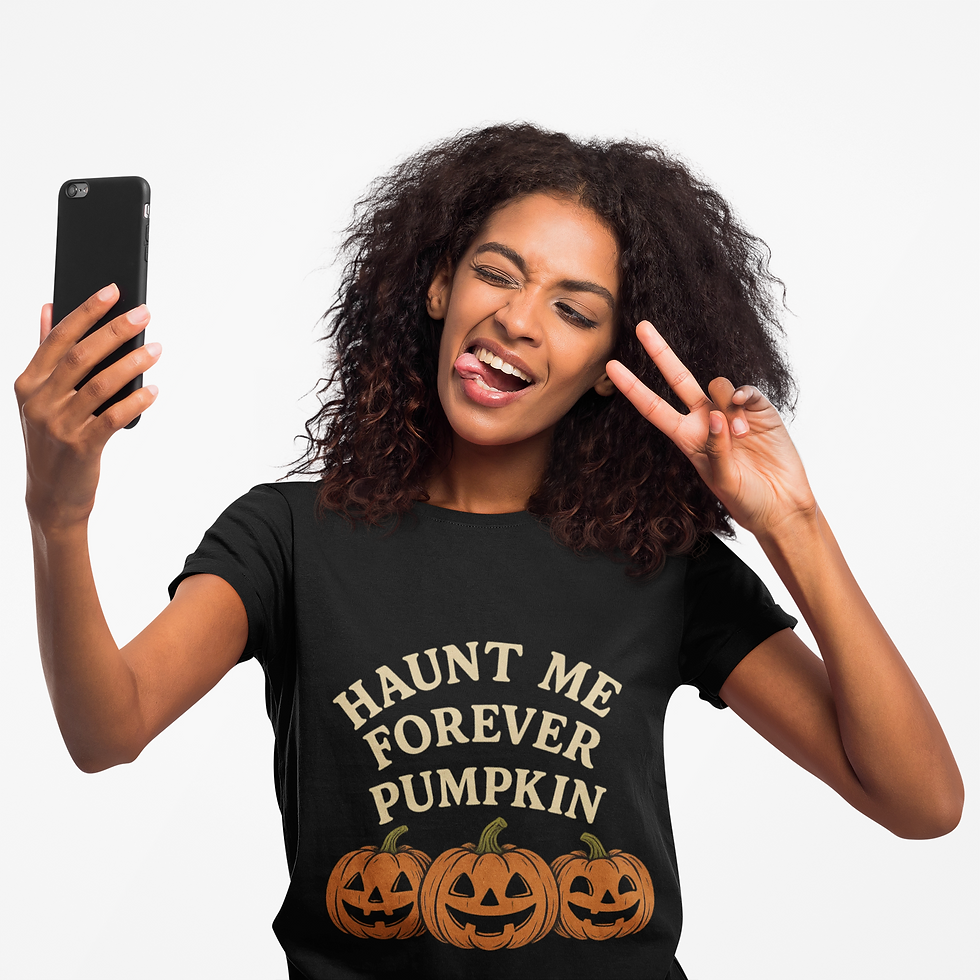 Haunt me forever, pumpkin T-shirt