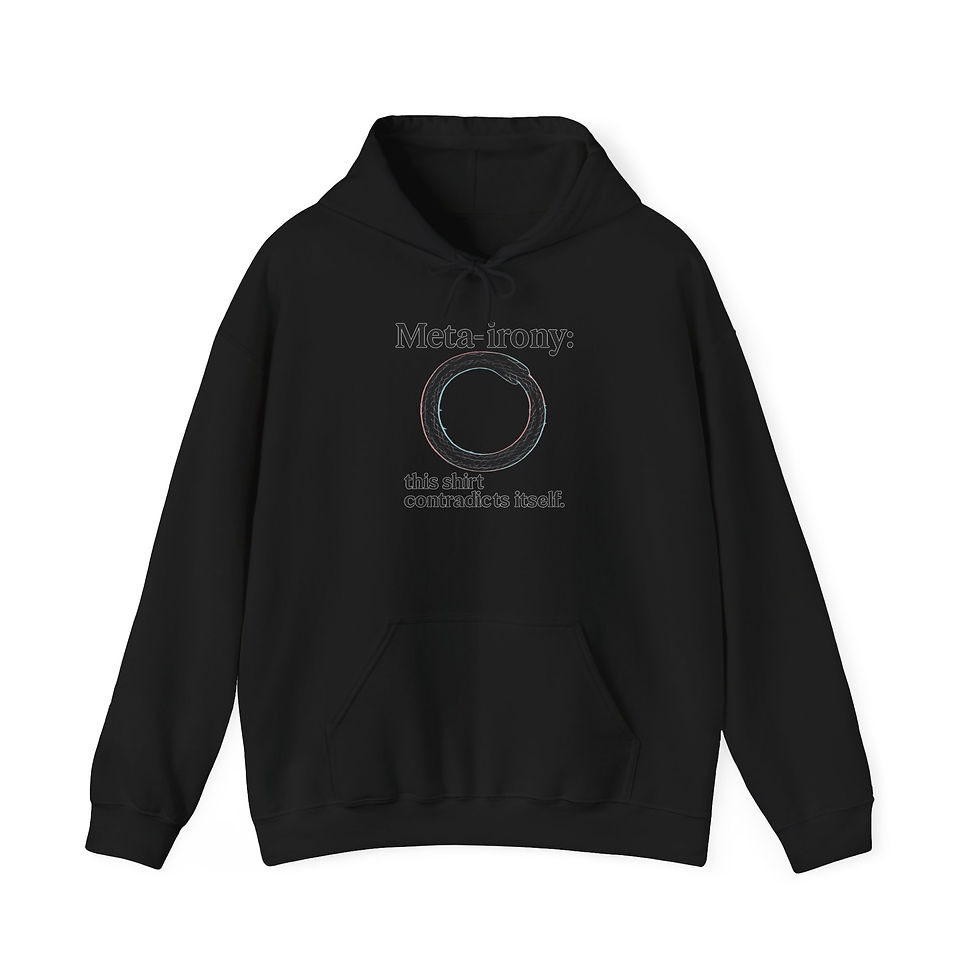Thumbnail: Meta irony Hoodie
