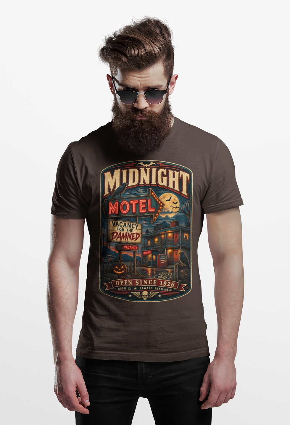 Thumbnail: Midnight Motel - Vintage Graphic T-Shirt