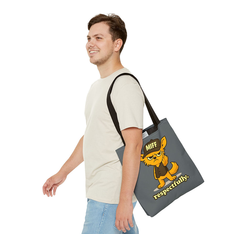 Thumbnail: 'Respectfully' - Graphic MIFF Tote Bag