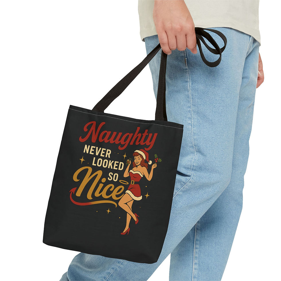 Thumbnail: Naughty never looked so nice Tote Bag