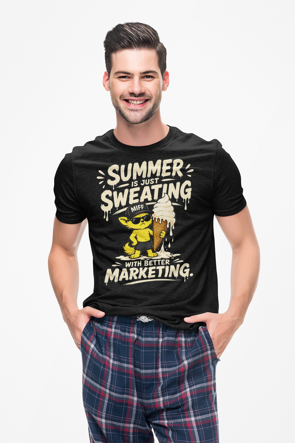 SUMMER IS JUST SWEATING WITH BETTER MARKETING - MIFF Graphic T-shirt