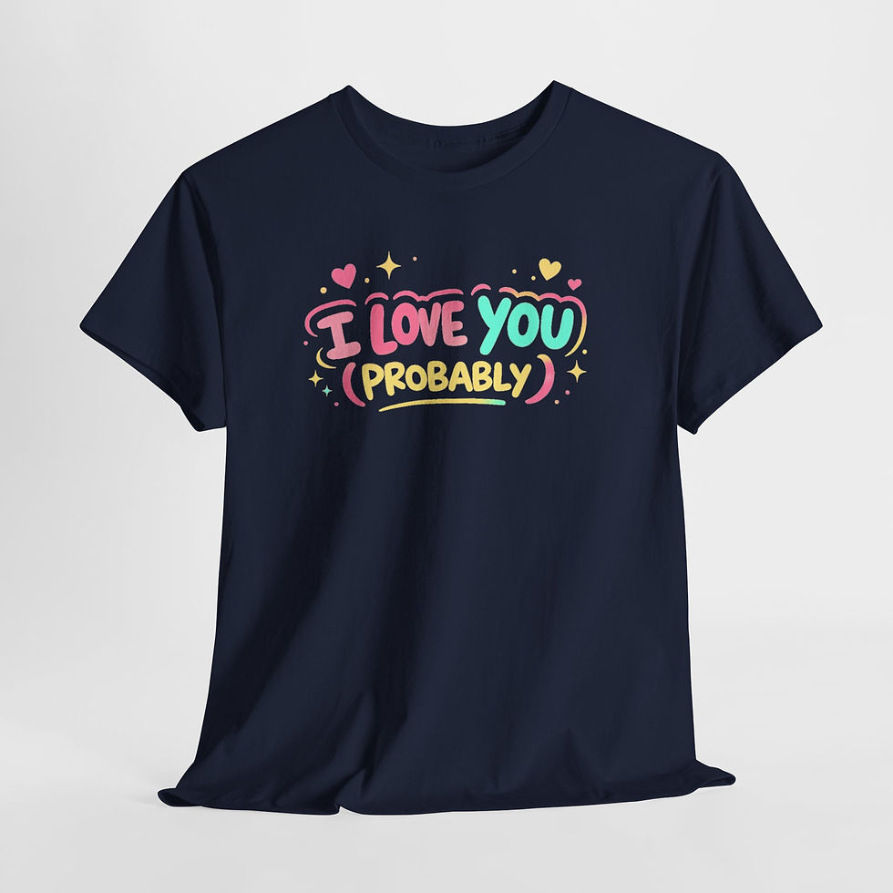 Thumbnail: I Love You (Probably) - Graphic T-shirt