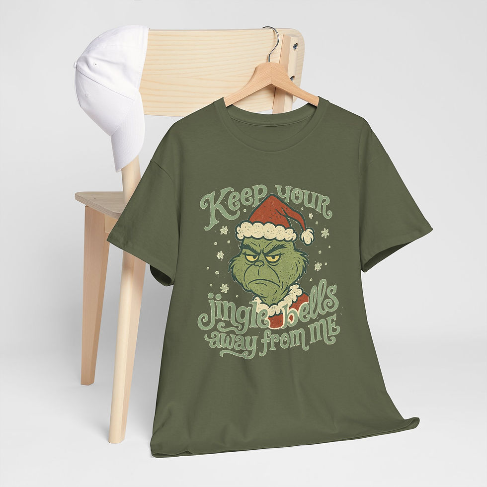 Thumbnail: "Keep Your Jingle Bells Away From Me" - Graphic T-shirt