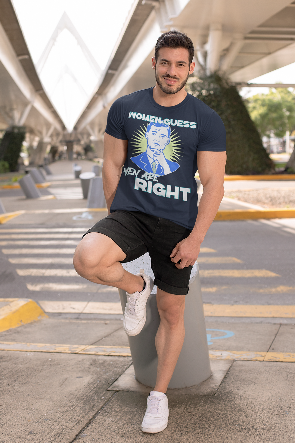 Thumbnail: Women guess men are right Graphic T-shirt