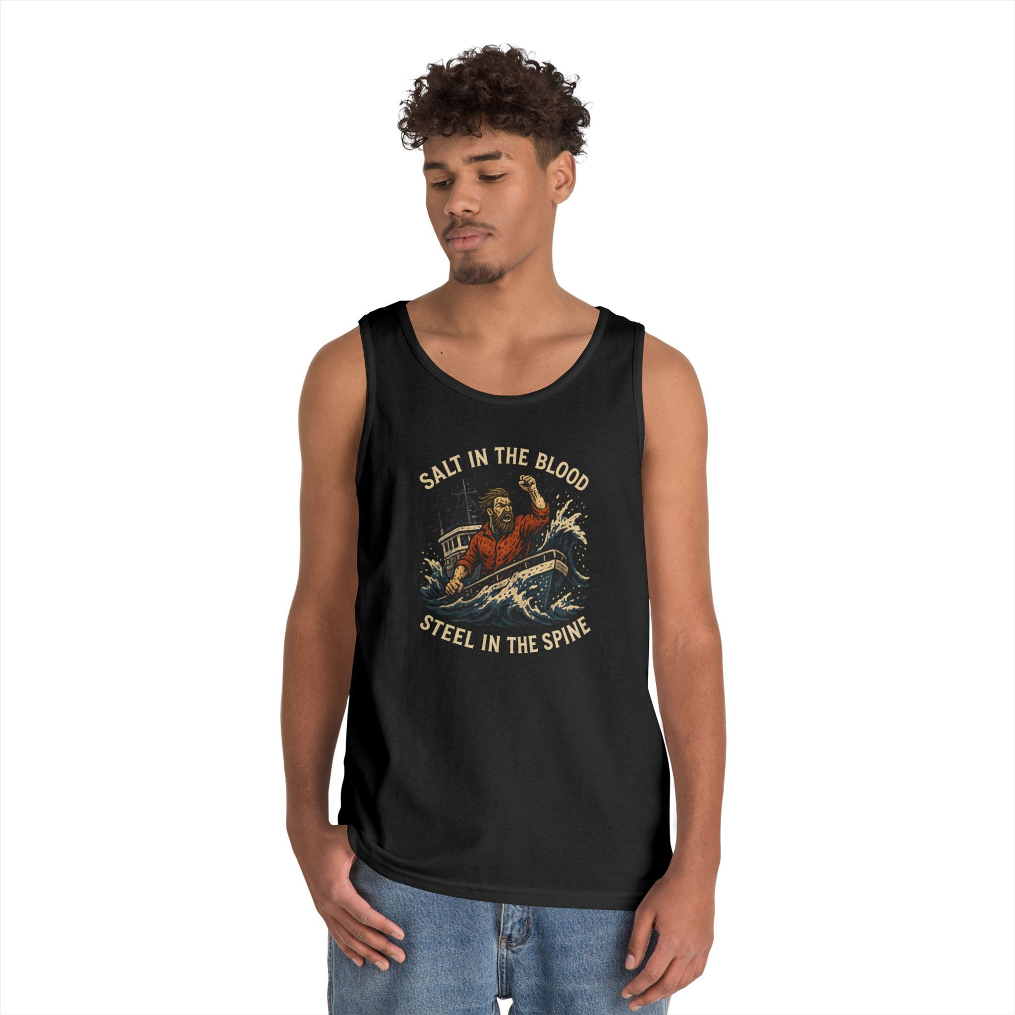 Salt in the Blood. Steel in the Spine Tank top