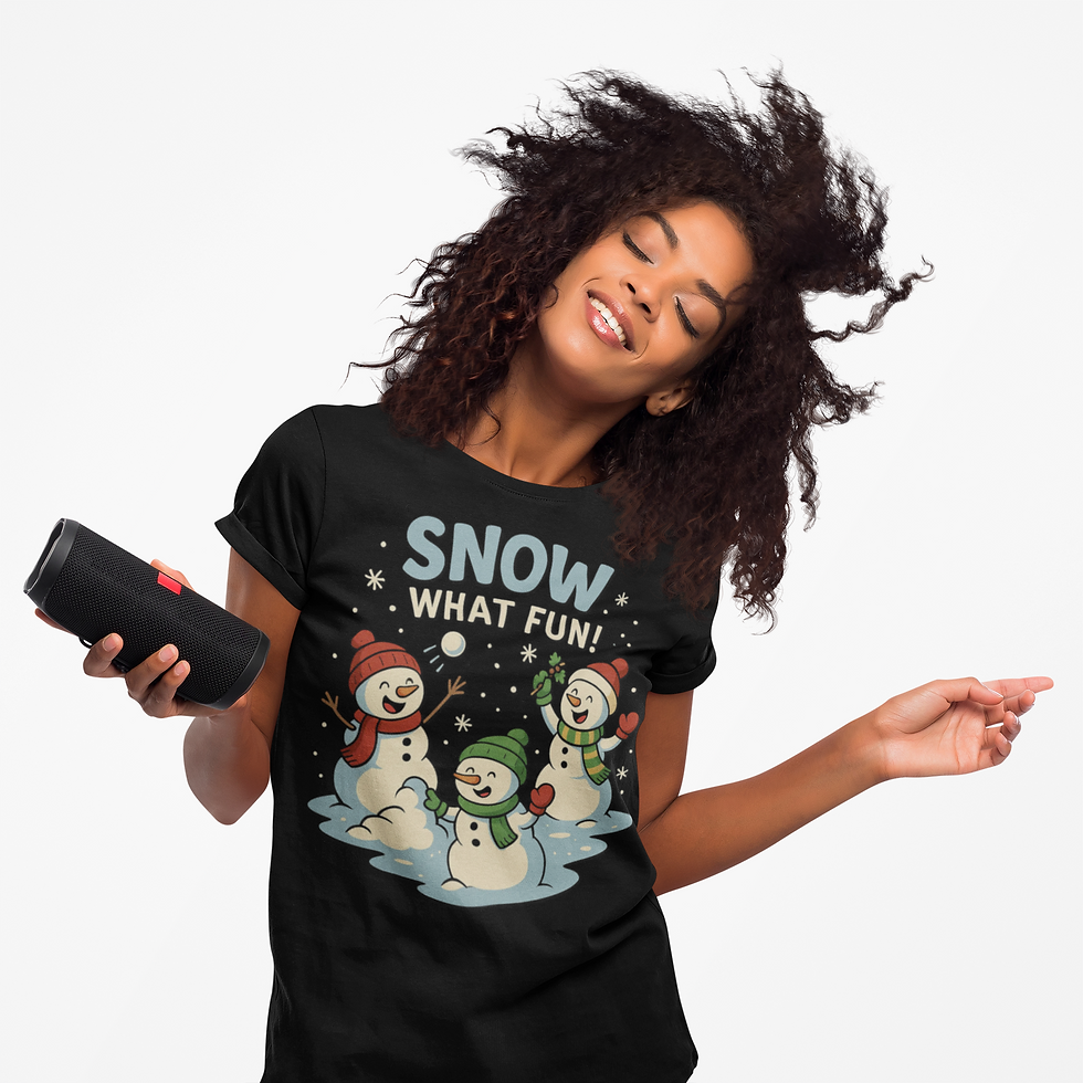 Thumbnail: Snow what fun Graphic T-shirt