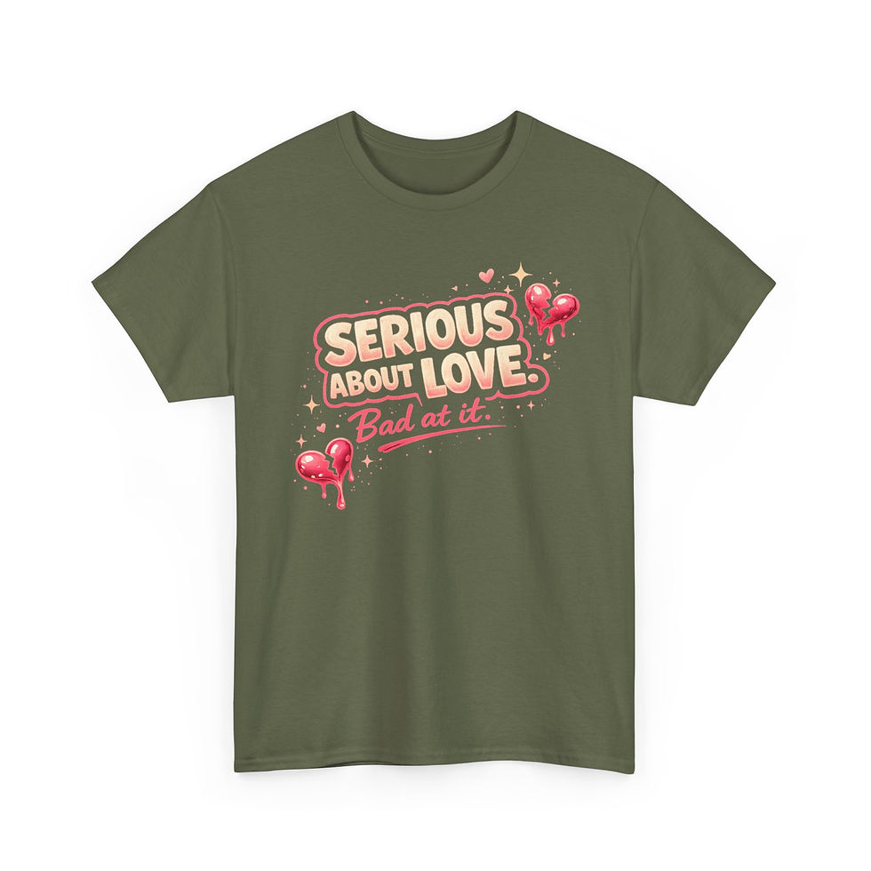 Thumbnail: Serious About Love "Bad at It" - Graphic T-Shirt
