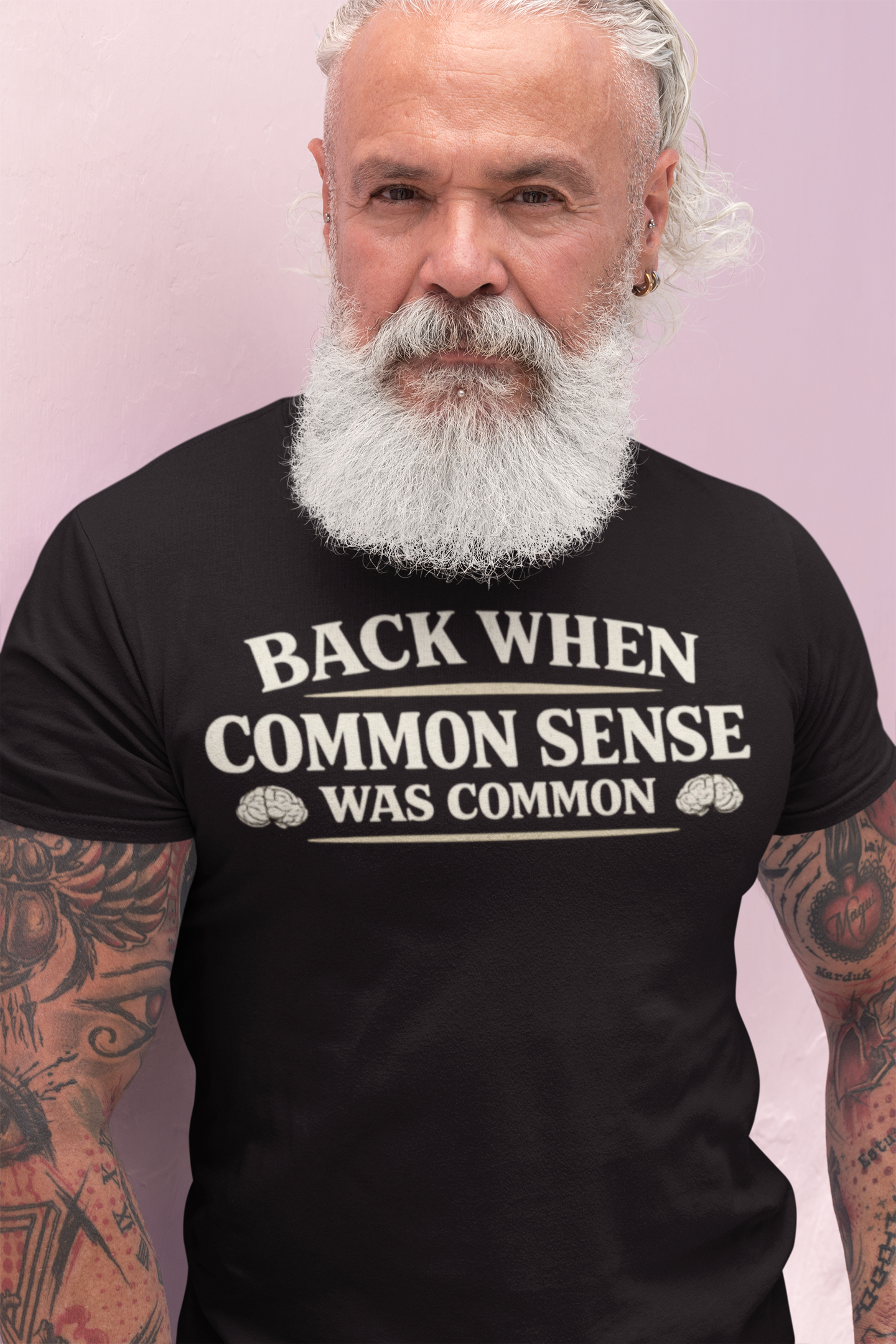 Back when common sense Graphic T-shirt