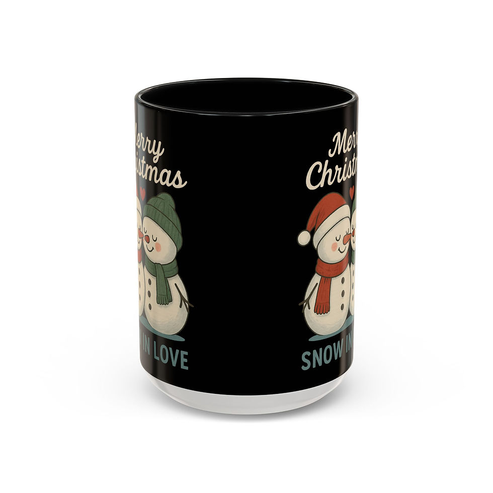 Thumbnail: Merry christmas, snow in love Mug