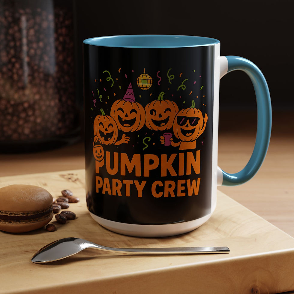 Pumpkin party crew mug
