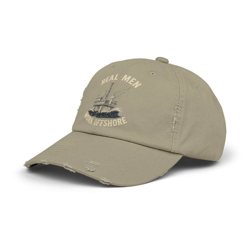 Thumbnail: "Real Men Work Offshore" - Cap