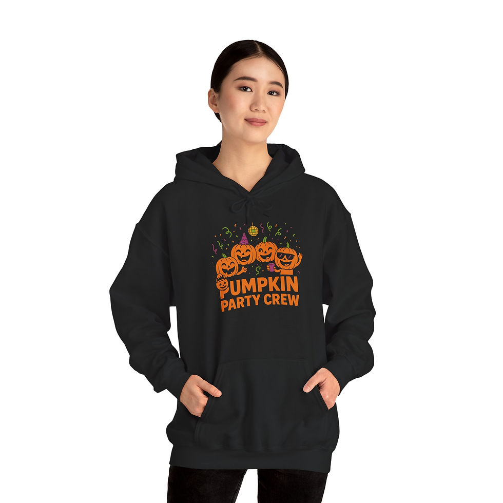Pumpkin party crew hoodie