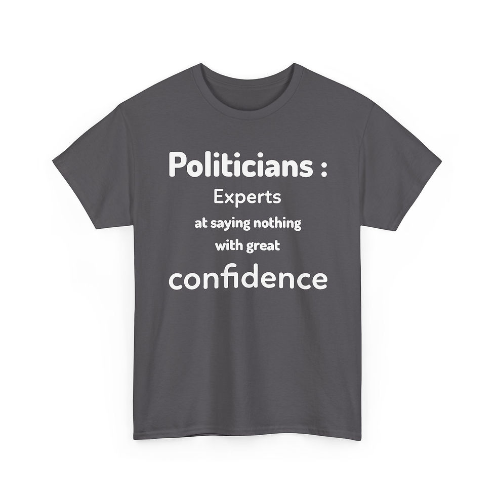 Thumbnail: Experts at saying nothing - Graphic T-shirts
