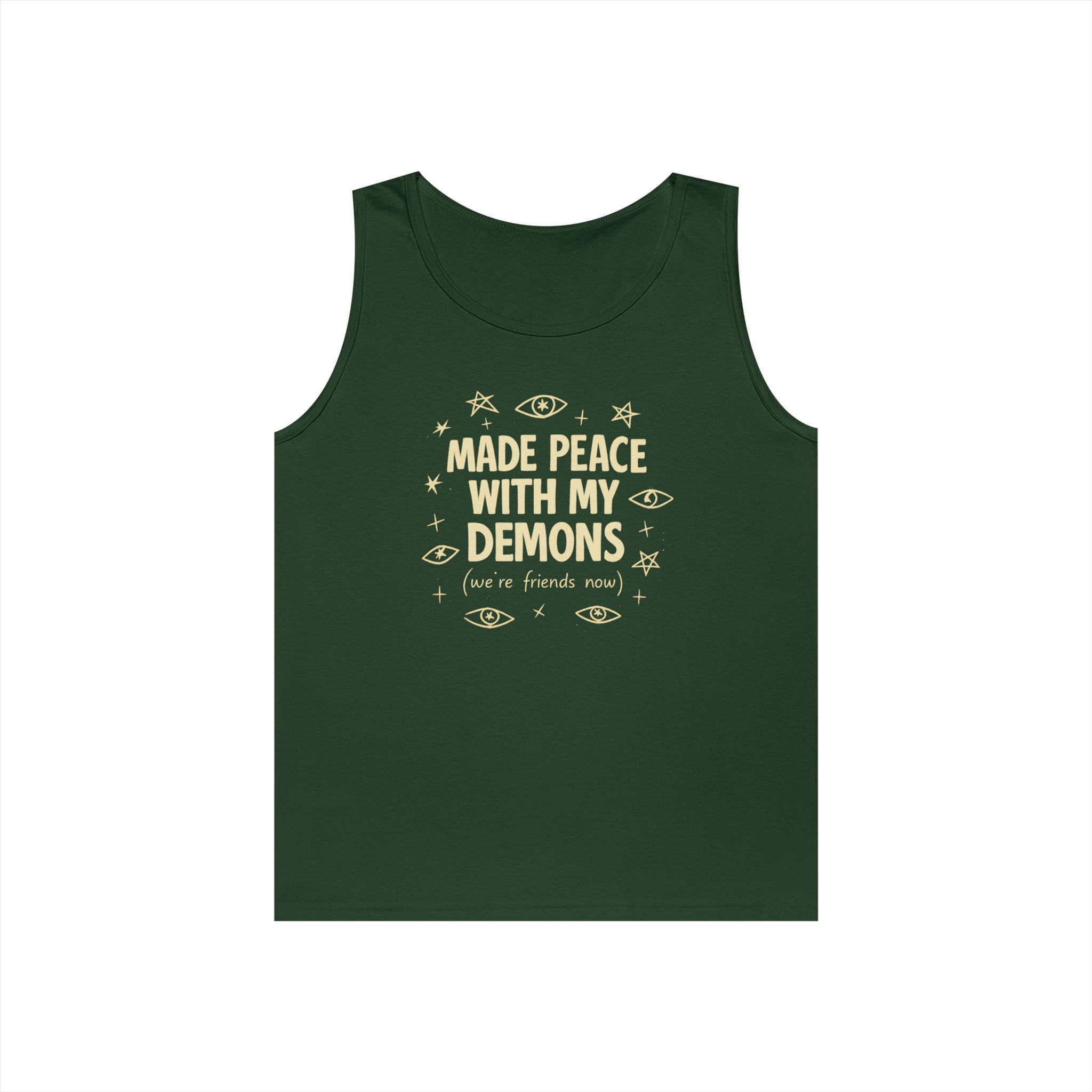 "Made Peace With My Demons" - Graphic Tank Top