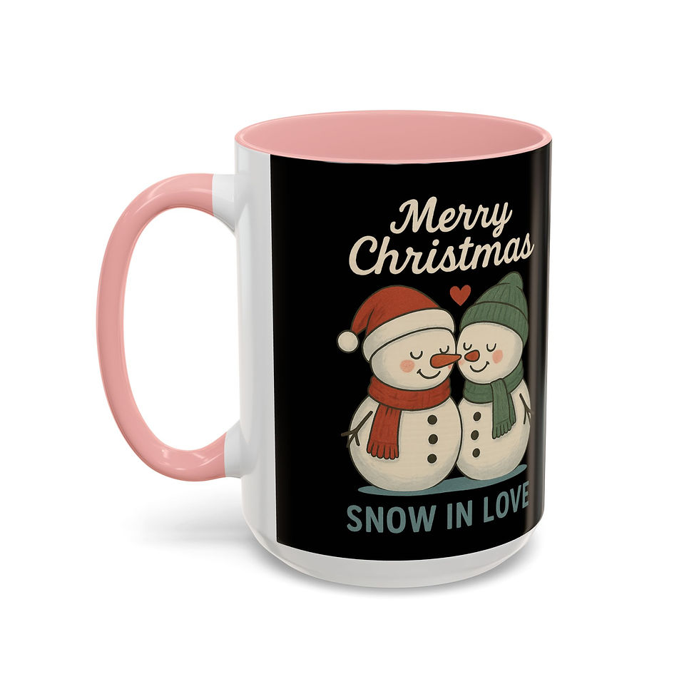 Thumbnail: Merry christmas, snow in love Mug