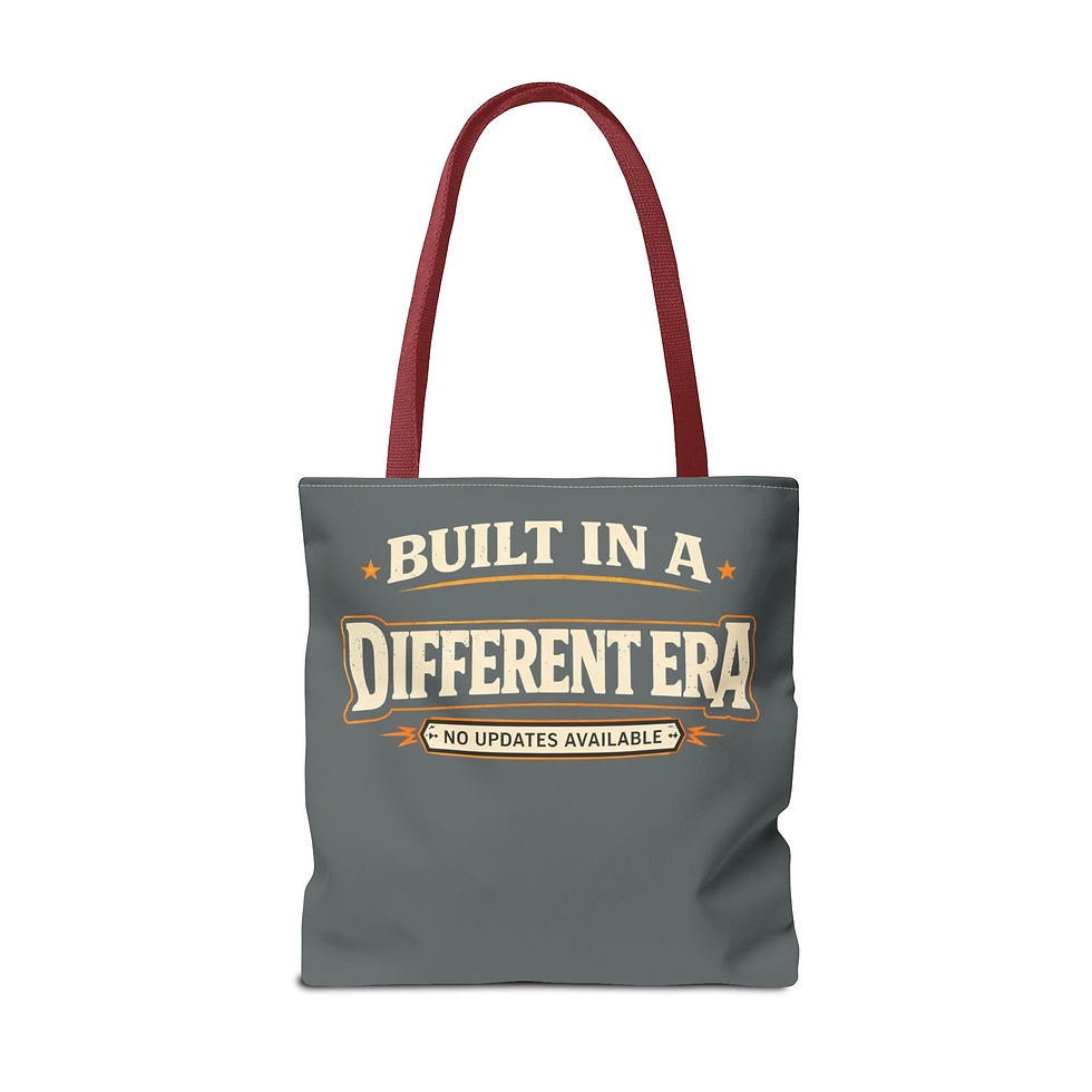 Thumbnail: Built in a different era Tote Bag