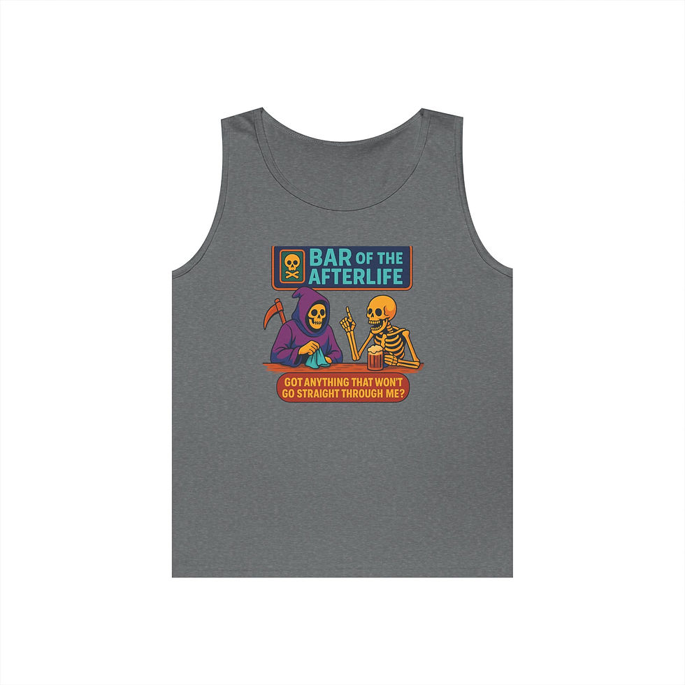 Thumbnail:  Bar of the Afterlife - Tank Top
