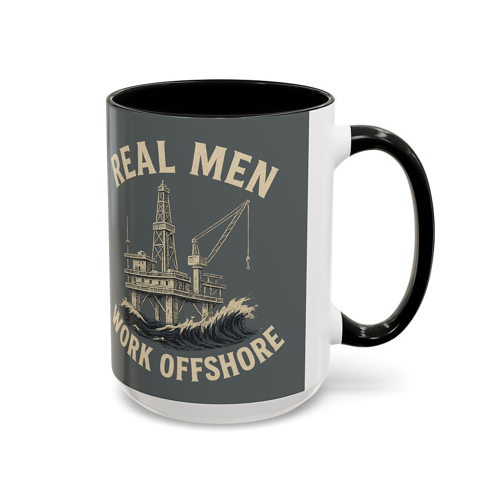 Thumbnail: Real men work offshore Mug