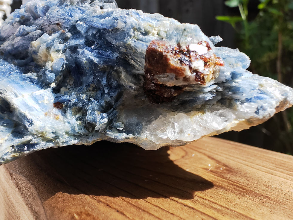 Thumbnail: Large Raw Blue Kyanite Specimen