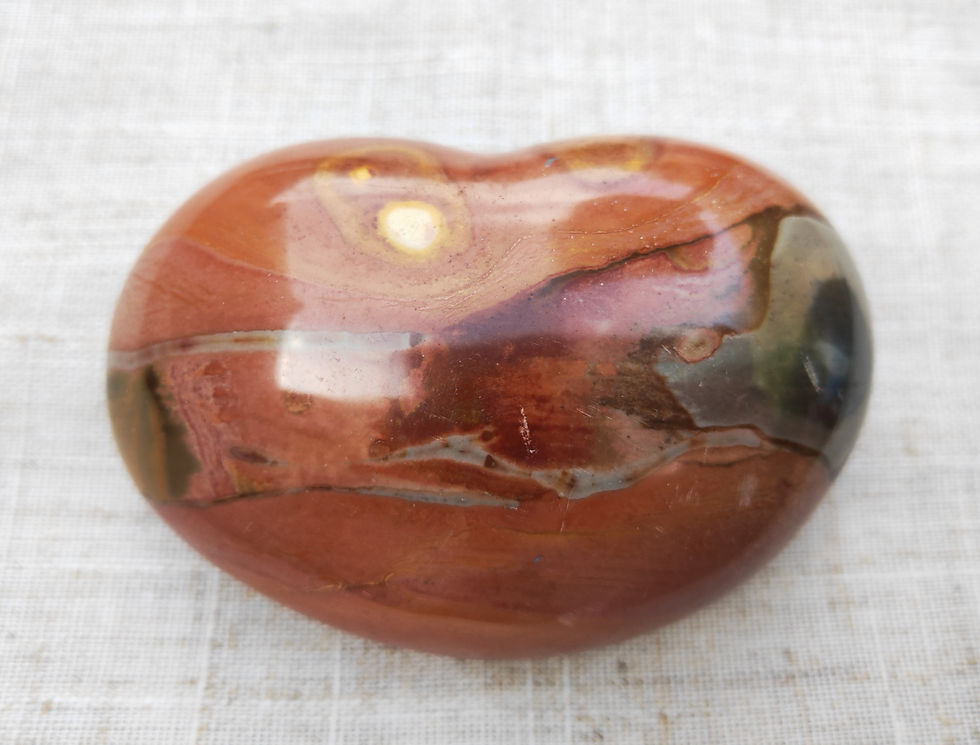 Thumbnail: Extra Large Polychrome Jasper Hearts