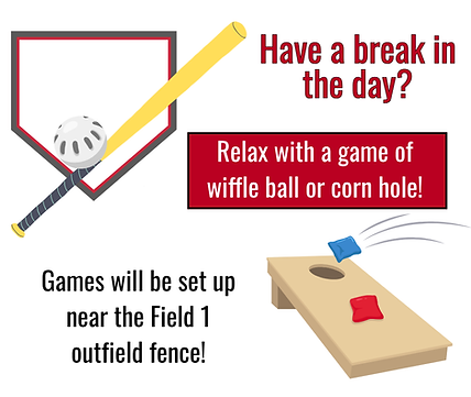 Wiffle ball and corn hole will be set up.png