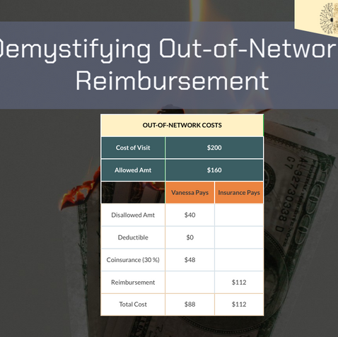 Reimbursement 101: Demystifying Out-of-Network Reimbursement