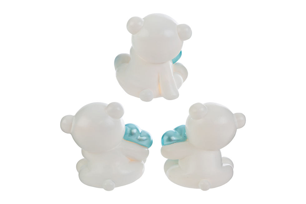 Miniatura: Bomboniera Orsetto con Luce Led - Azzurro