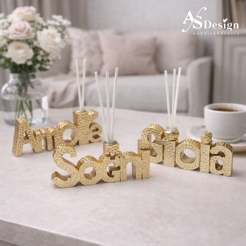 Bomboniera Profumatore Parole Dorate