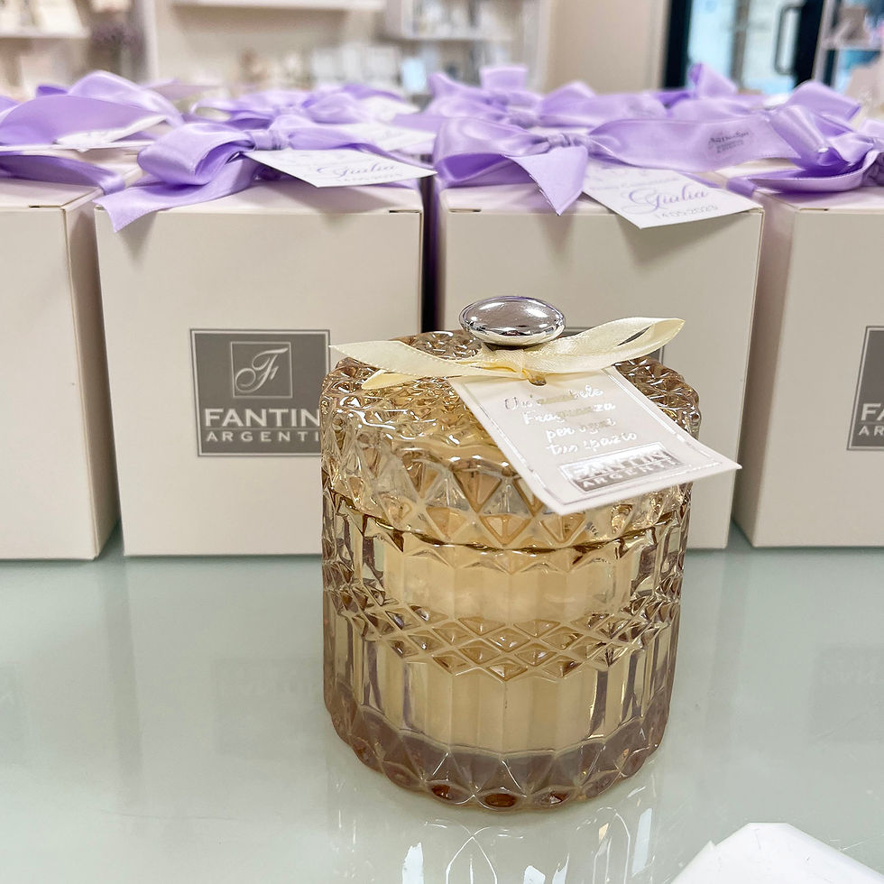 Candela Profumata Ambra - Fantin Argenti