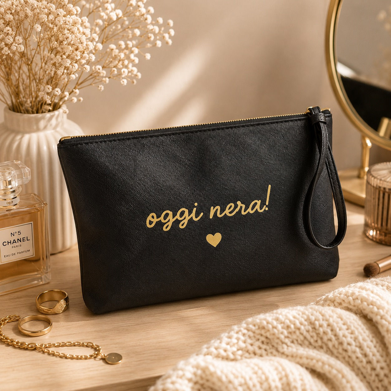 Pochette Similpelle "Oggi nera"