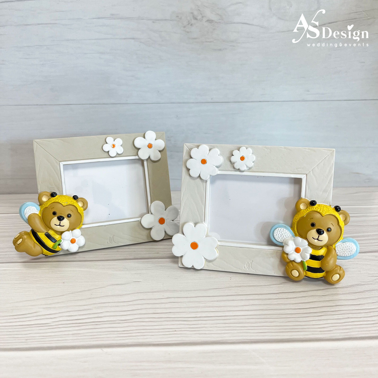 Bomboniera Cornice Portafoto Orsetto / Ape - Piccola