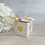 Miniatura: Scatolina Confetti Dorata con Cuore