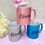 Miniatura: Tazza Glitter Personalizzata con Nome e Ovetti - Regalo di Pasqua