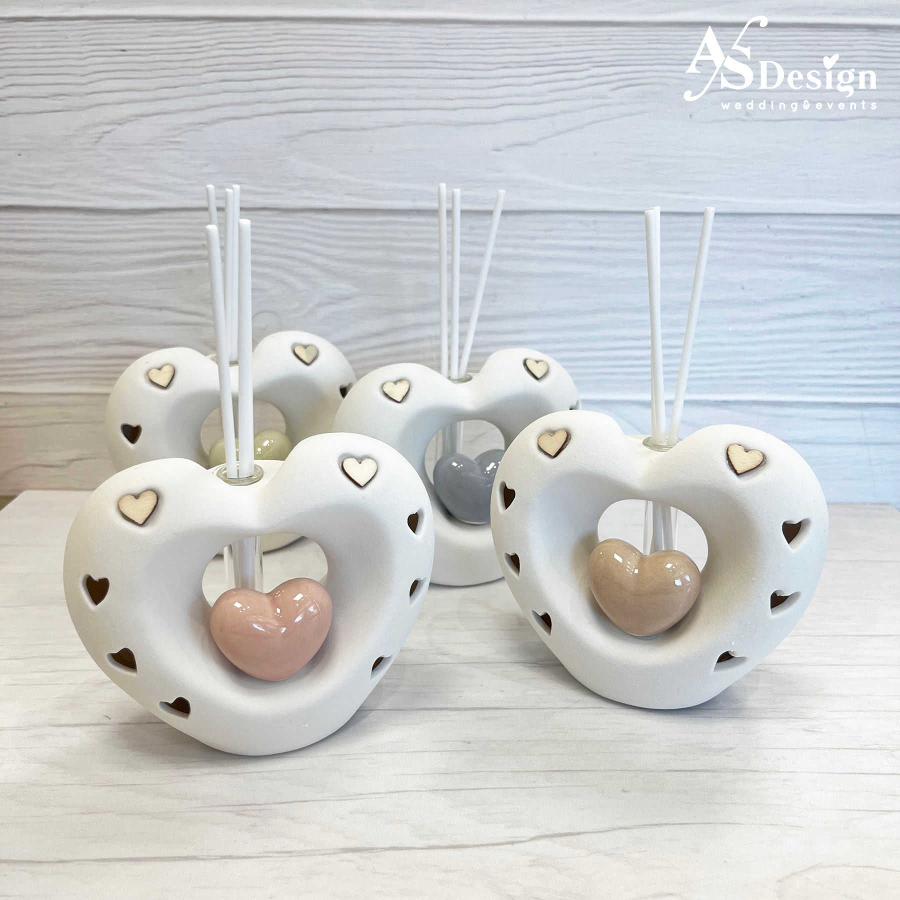 Bomboniera Profumatore Cuore con Luce Led