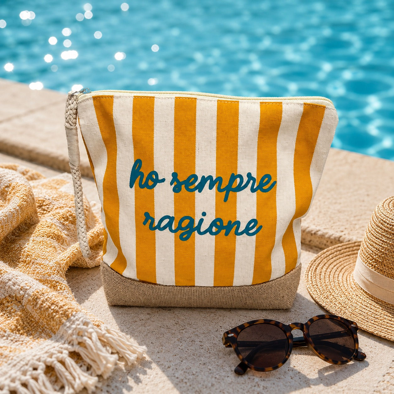 Pochette Summer Arancione "Ho sempre ragione"